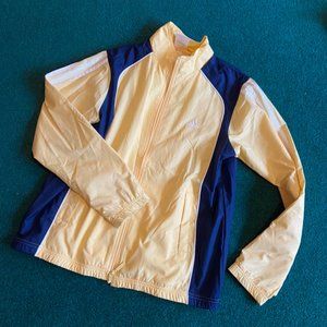 Adidas yellow windbreaker